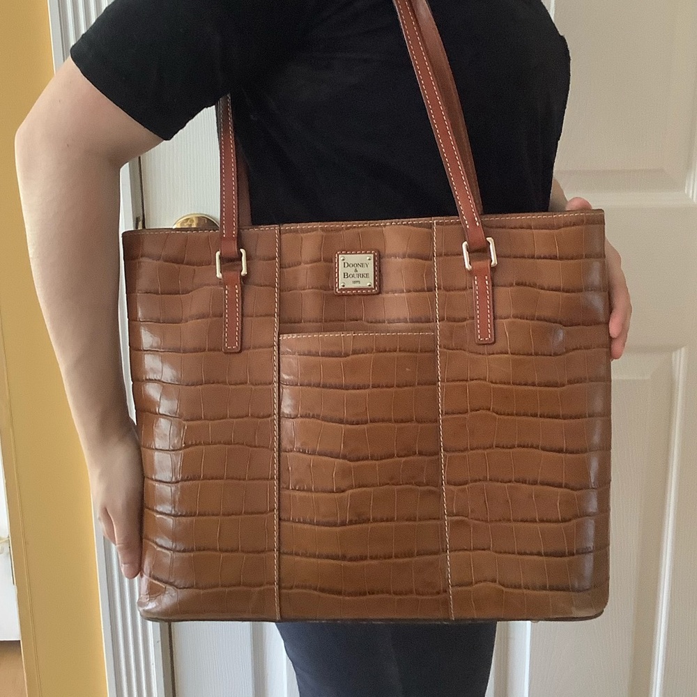 Dooney & Bourke Croco Lexington Shopper - Picture 2 of 5